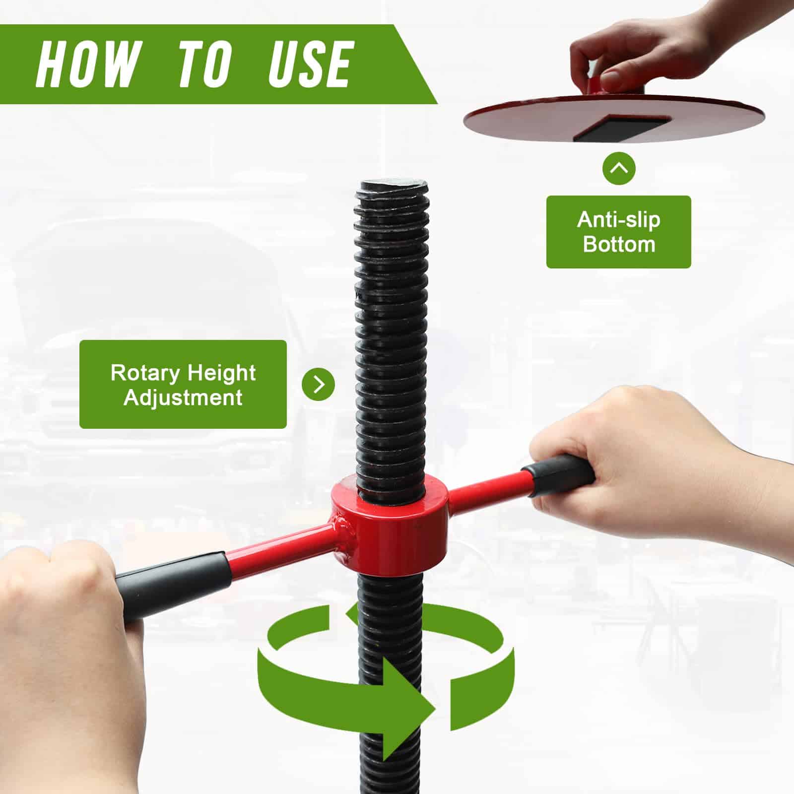 Soporte de soporte bajo EASYBERG, capacidad de 3/4 de - Imagen 7