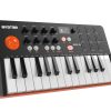 Controlador de Teclado MIDI Bluetooth de 25 Teclas HXW, con