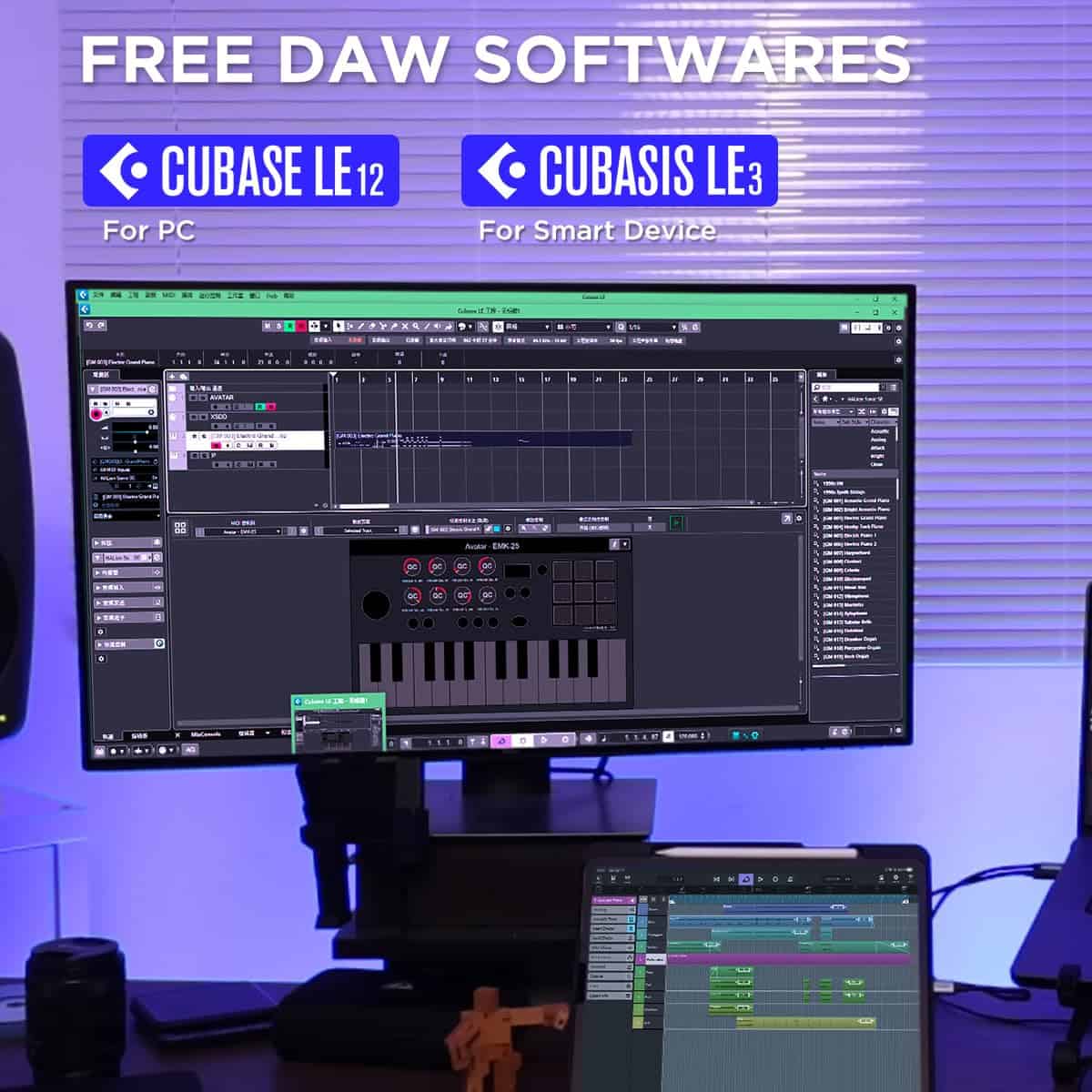 Controlador de Teclado MIDI Bluetooth de 25 Teclas HXW, con - Imagen 6