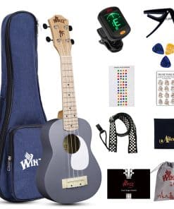 WINZZ Ukulele Soprano para Principiantes, 21 Pulgadas de
