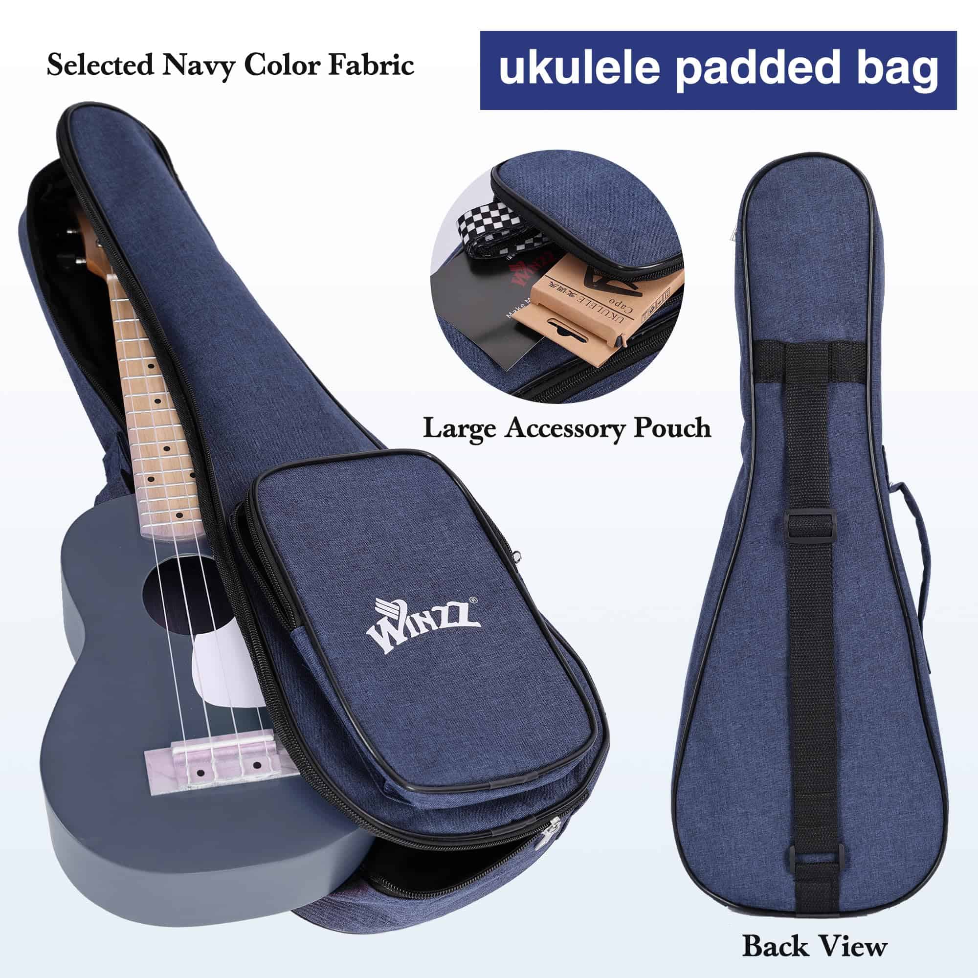 WINZZ Ukulele Soprano para Principiantes, 21 Pulgadas de - Imagen 9