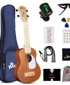 WINZZ Ukelele Soprano para Principiantes, 21 Pulgadas de