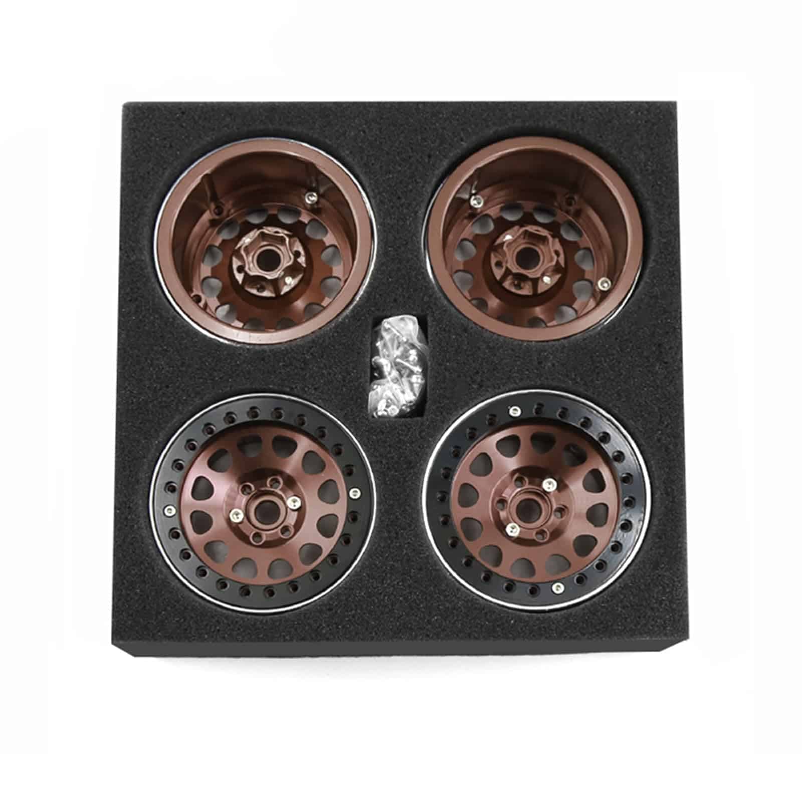 Ruedas de Llanta de Aluminio de 2.2 Pulgadas con Bloqueo de - Imagen 5