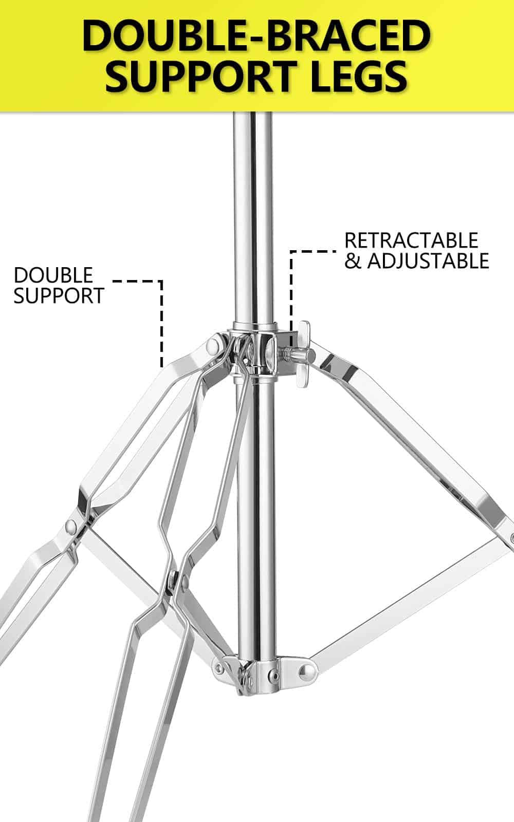 Soporte de platillos HAIRIESIS - Altura ajustable (30-58 - Imagen 4