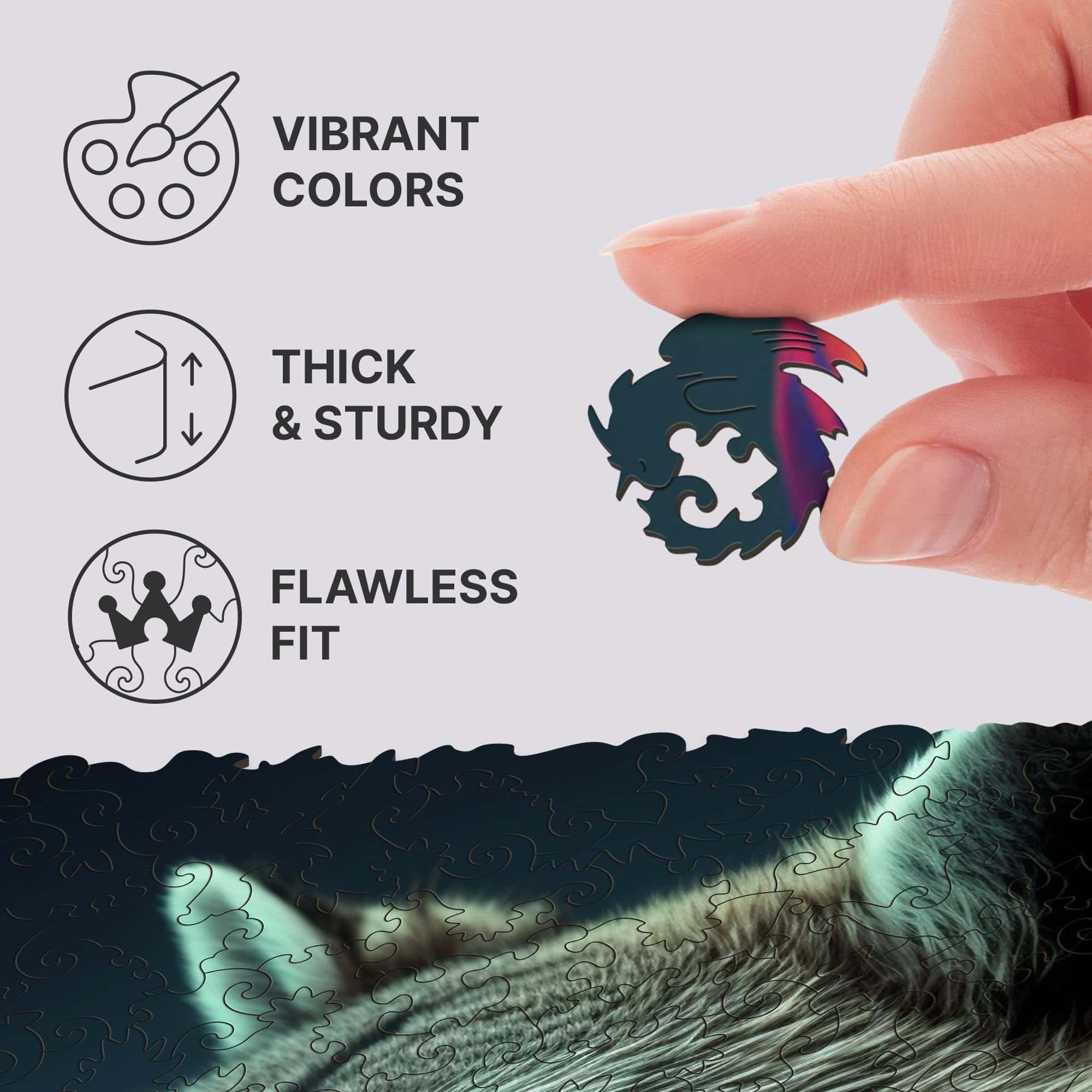 Rompecabezas de madera original Unidragon - Colección Pop - Imagen 8