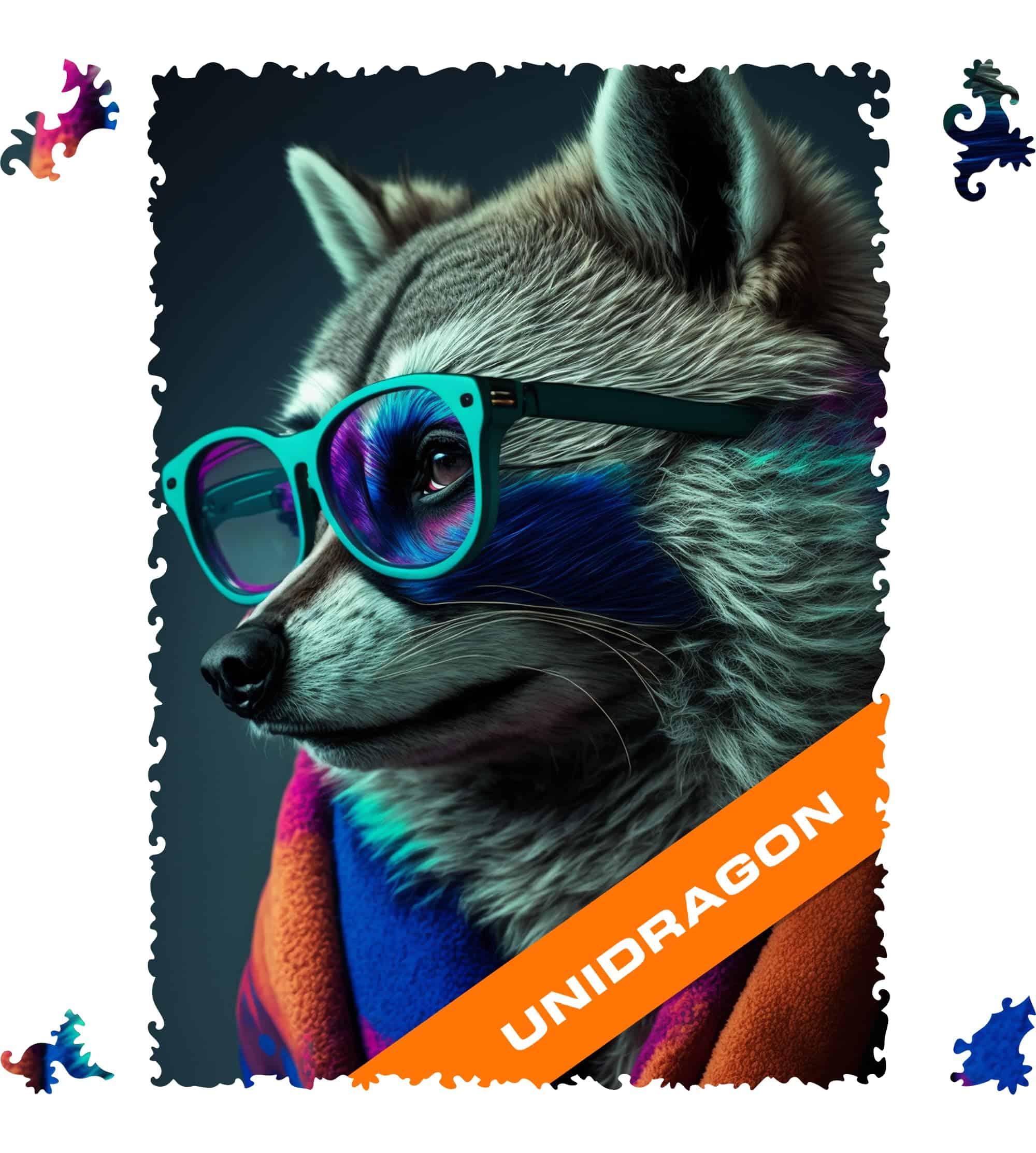 Rompecabezas de madera original Unidragon - Colección Pop