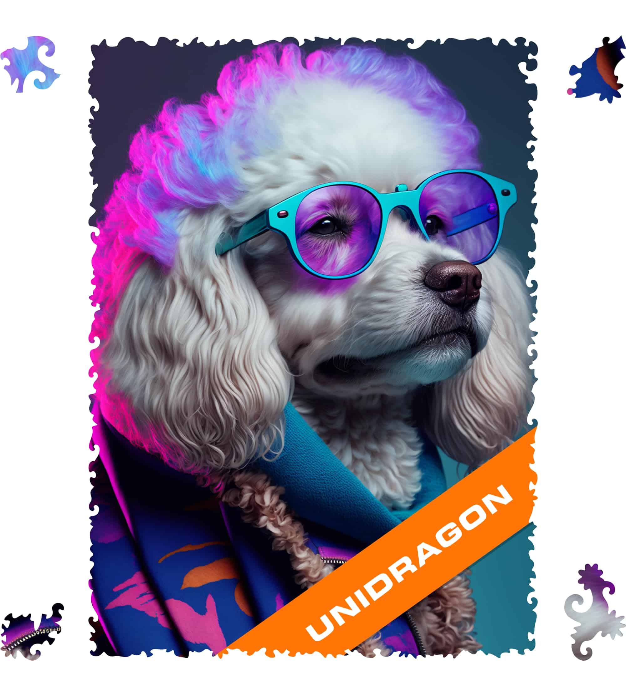 Rompecabezas de Madera Original UNIDRAGON - Colección Glow