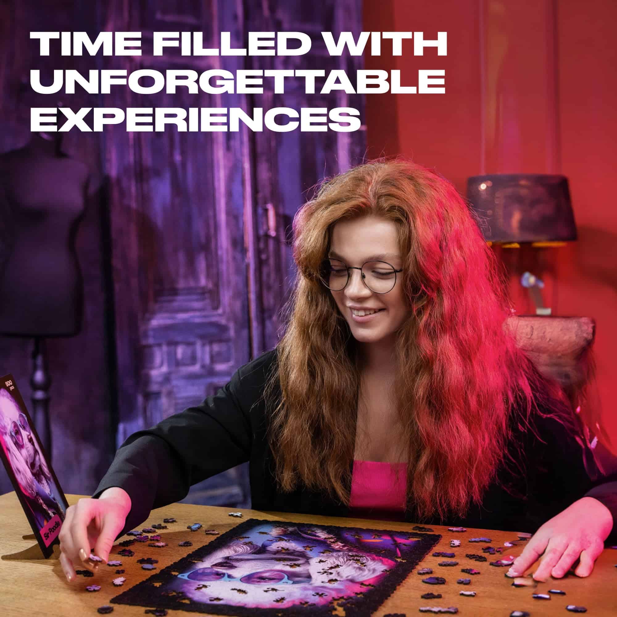 Rompecabezas de Madera Original UNIDRAGON - Colección Glow - Imagen 4