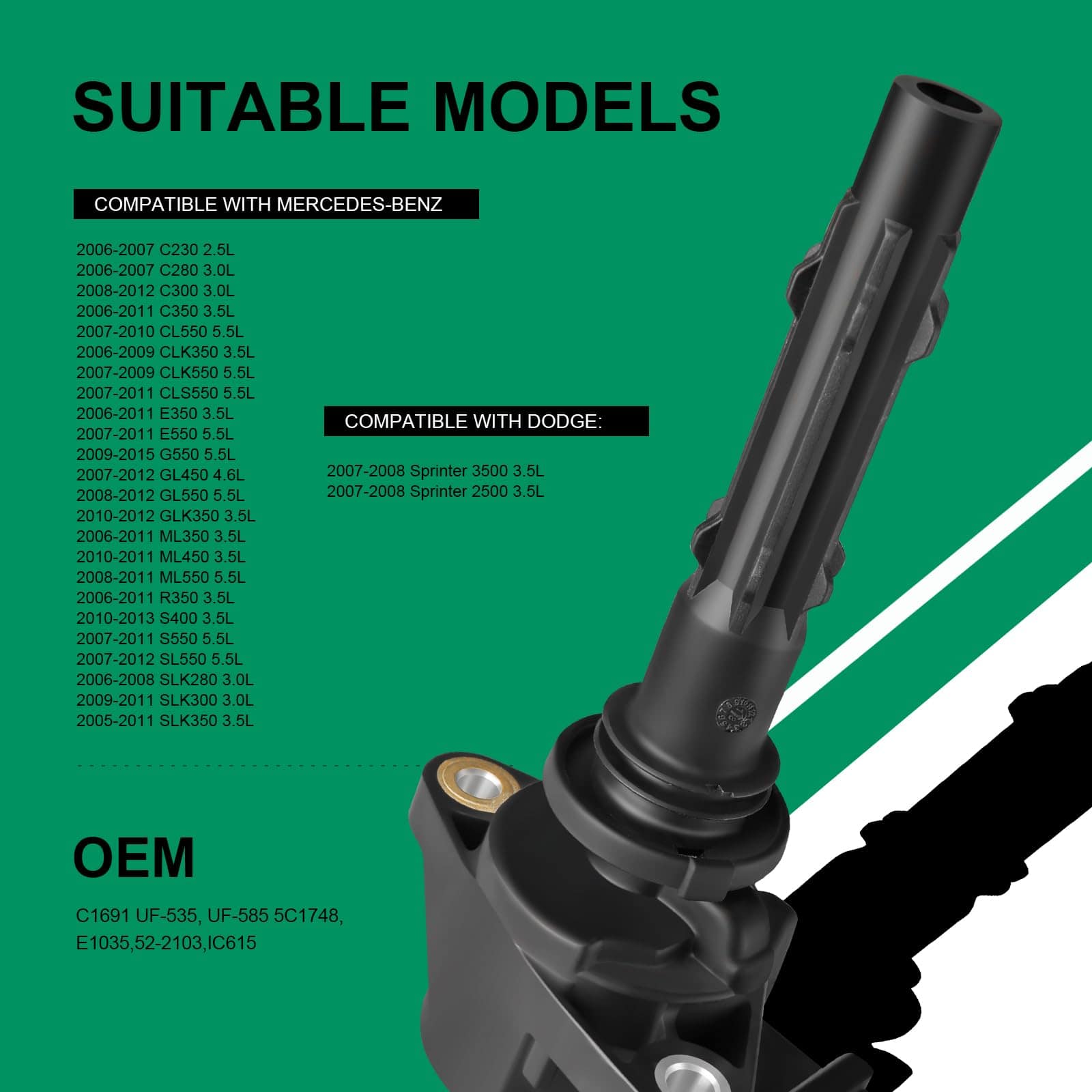 Conjunto de 6 Bobinas de Encendido TXROMTZ Compatible con - Imagen 3