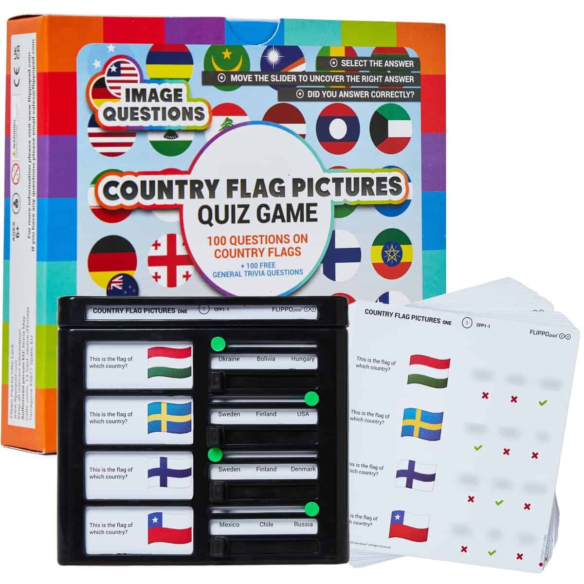 Juego de dispositivo de cuestionario Flippo Pad - Imágenes