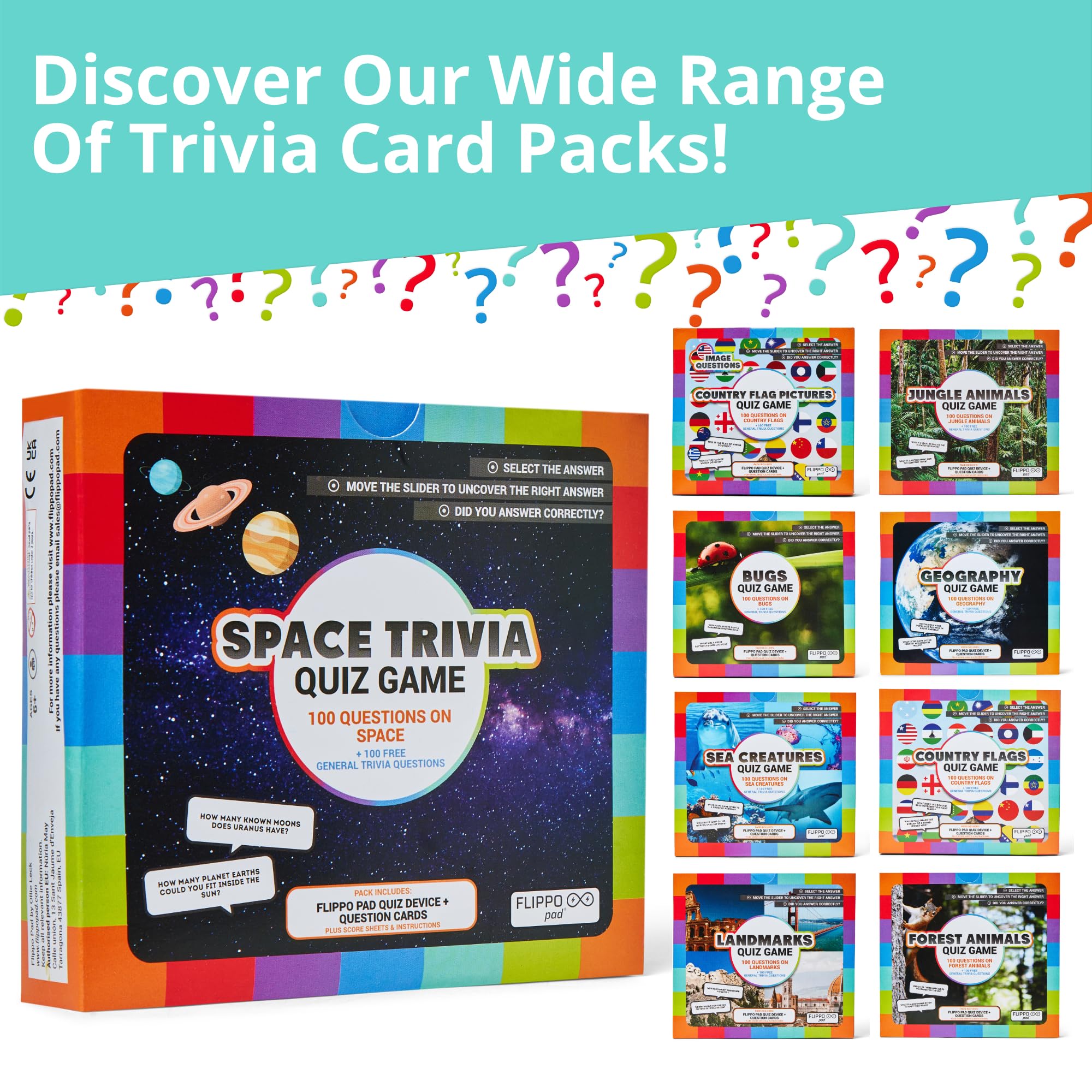 Juego de dispositivo de cuestionario Flippo Pad - Juego de - Imagen 9