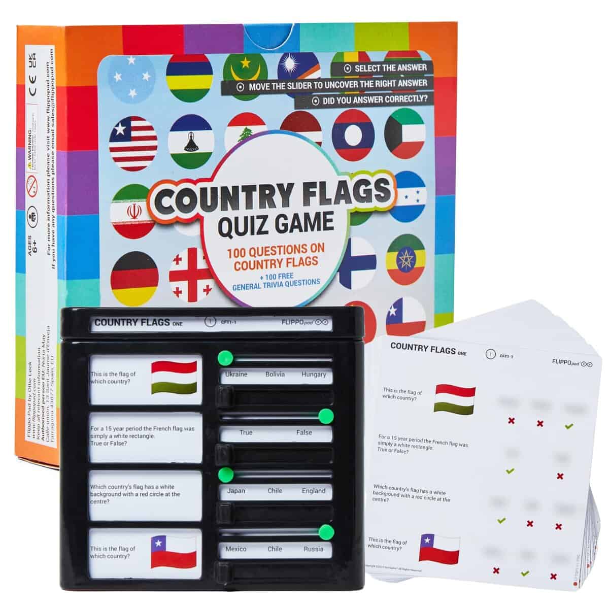 Juego de dispositivo de Quiz Flippo Pad - -- Edad 6+