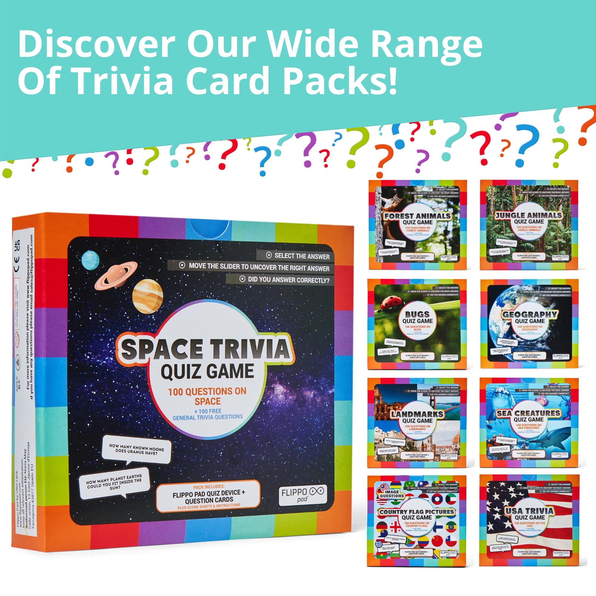 Juego de dispositivo de Quiz Flippo Pad - -- Edad 6+ - Imagen 9