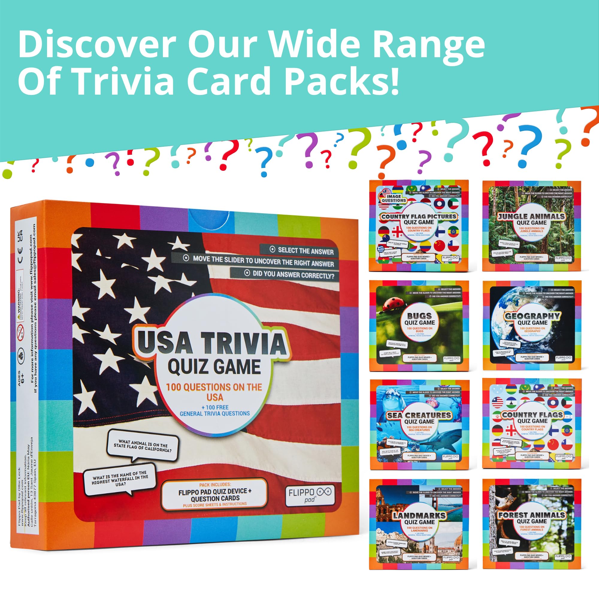 Juego de Dispositivo de Quiz Flippo Pad - -- Edad 6+ - Imagen 9