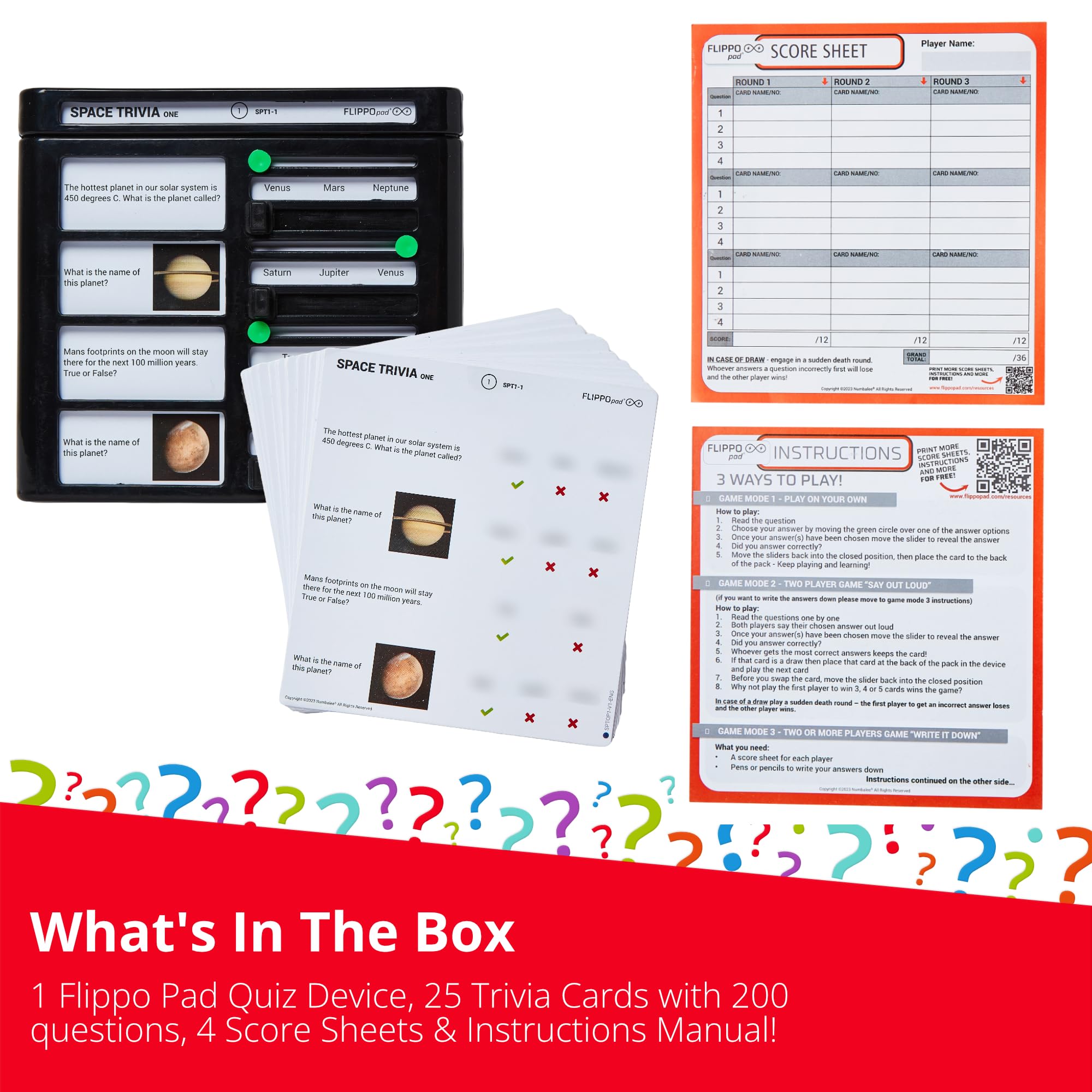 Juego de Dispositivo de Quiz Flippo Pad - -- Edad 6+ - Imagen 6