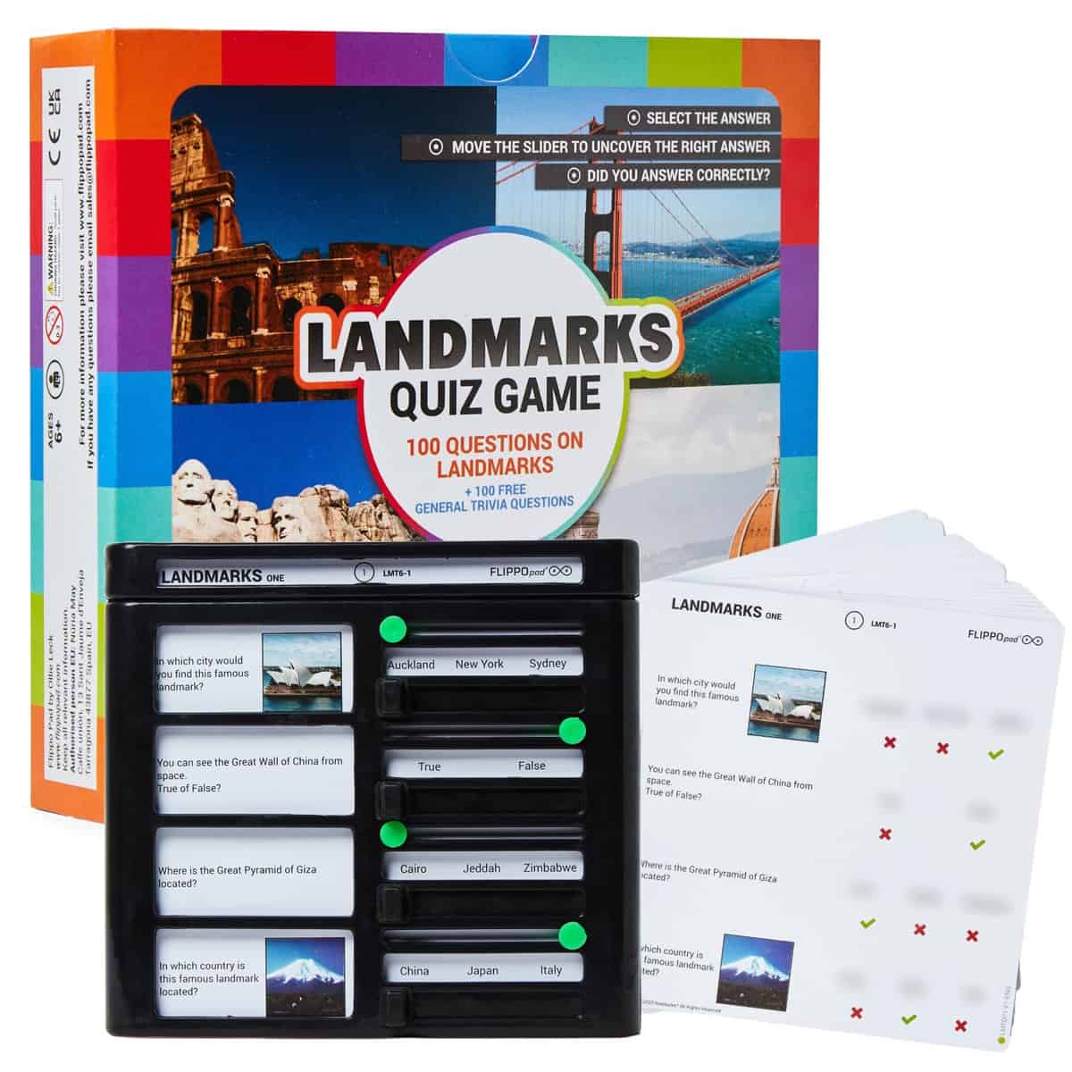 Juego de dispositivo de preguntas Flippo Pad - Juego de