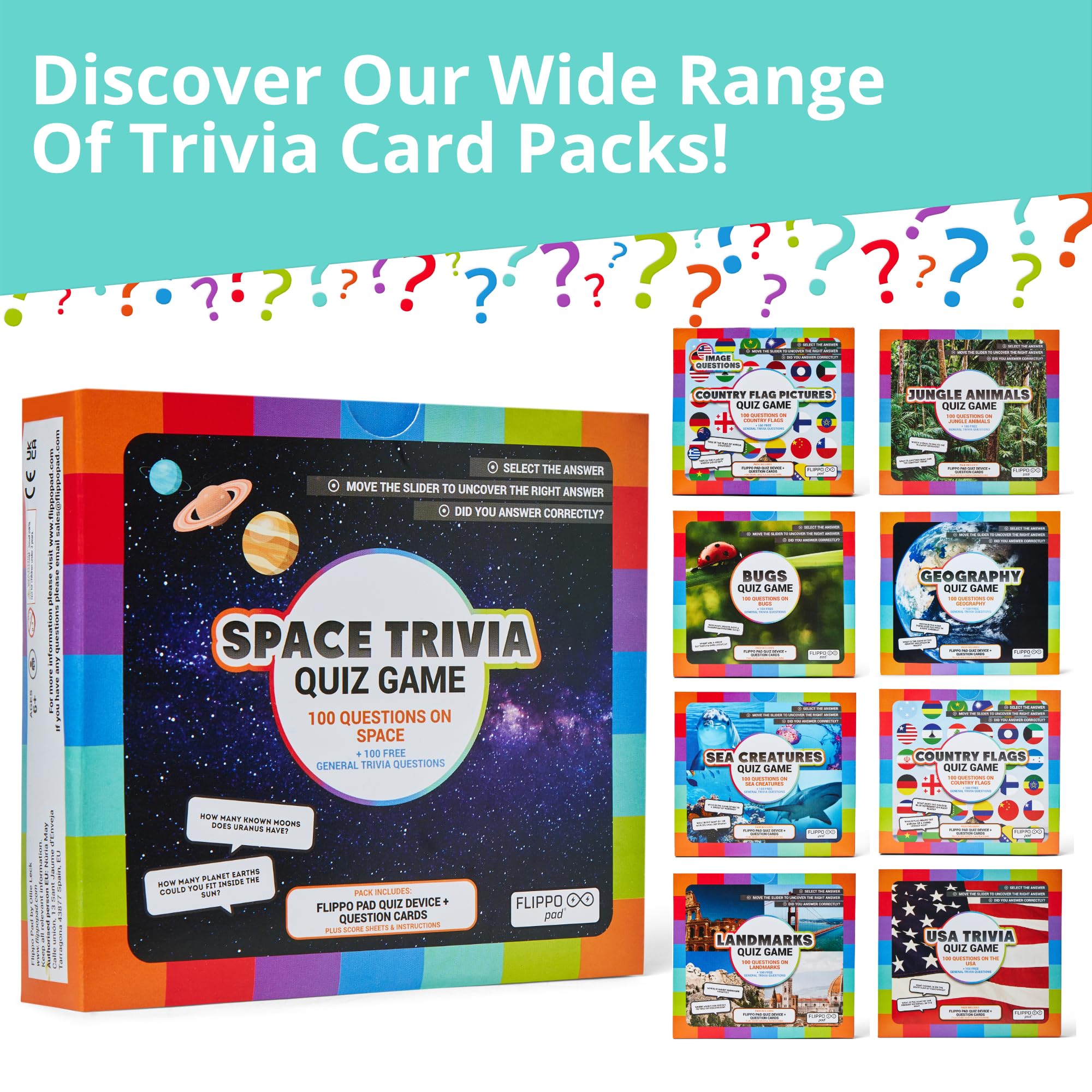 Juego de dispositivo de quiz Flippo Pad - Juego de - Imagen 9