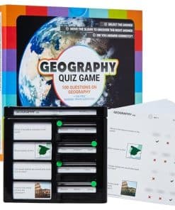 Juego de dispositivos de trivia de geografía Flippo Pad