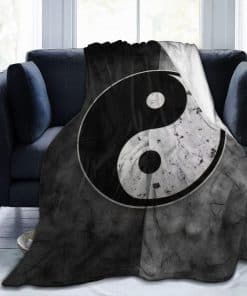 Manta de Franela de Flanela WUQUWU Taoísta Yin Yang Tai Chi