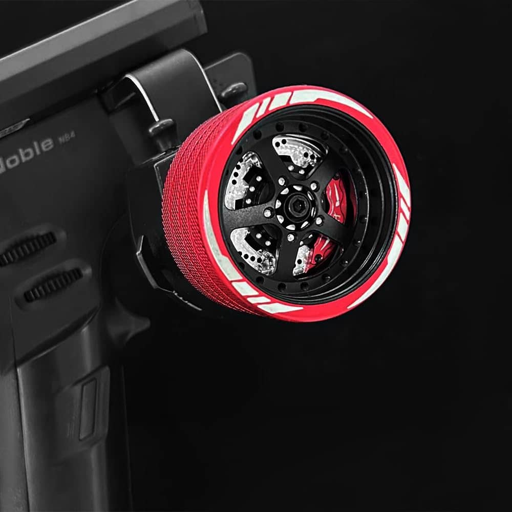 Volante de mano de aluminio GLOBACT para control remoto con - Imagen 3