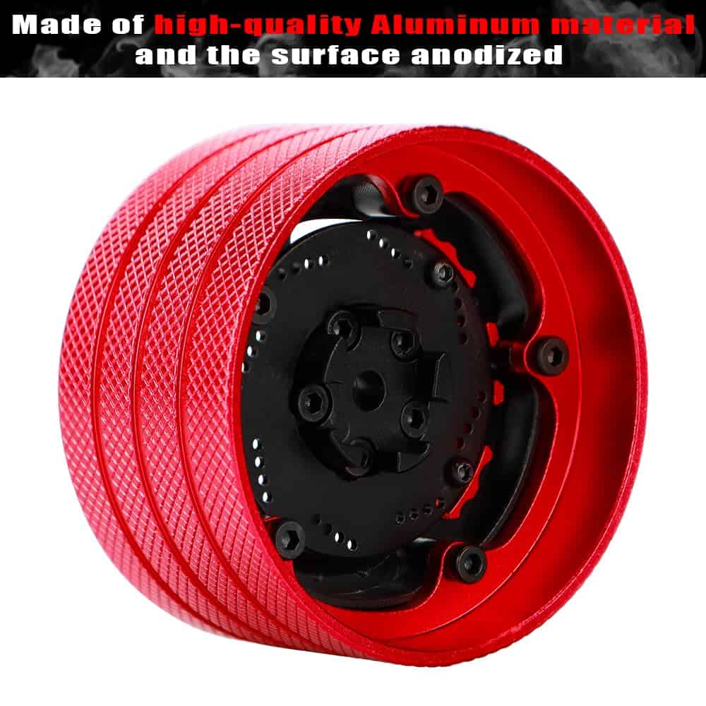 Volante de mano de aluminio GLOBACT para control remoto con - Imagen 6