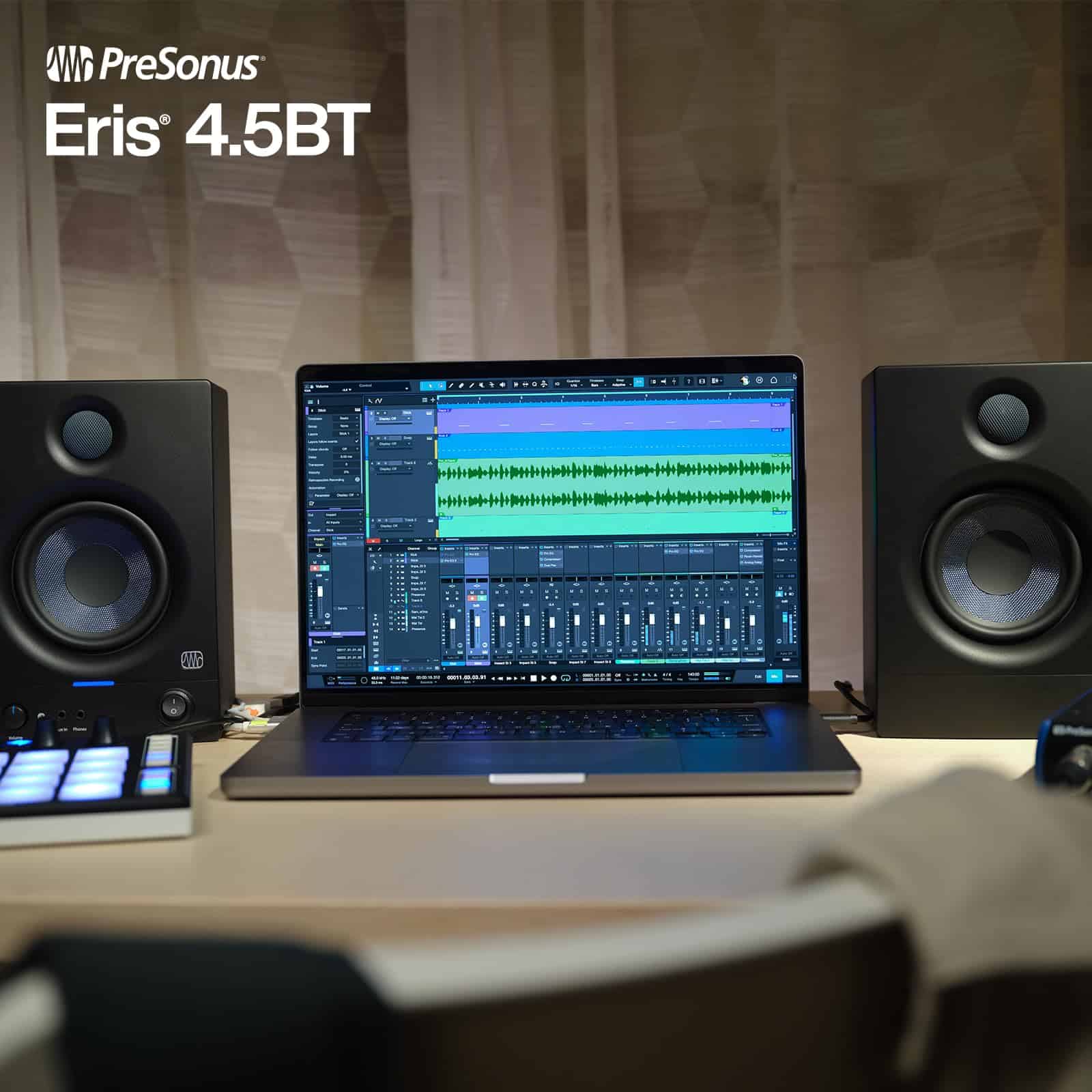 Monitores de Estudio PreSonus Eris 4.5BT con Bluetooth, Par - Imagen 4
