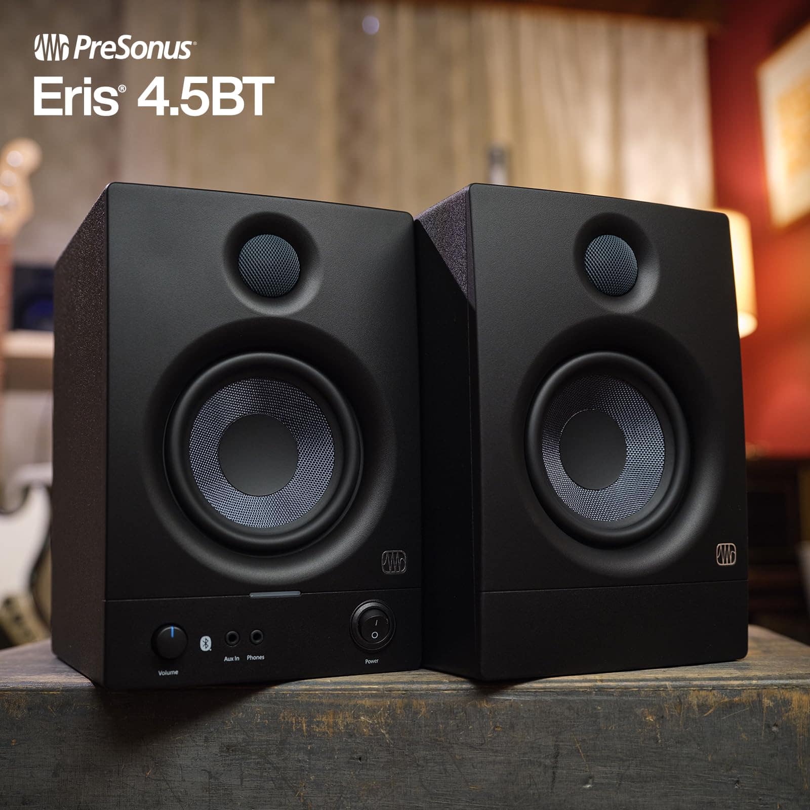 Monitores de Estudio PreSonus Eris 4.5BT con Bluetooth, Par - Imagen 3
