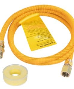 JUWO 72" Línea de Gas para Secadora, Estufa, Calentador de