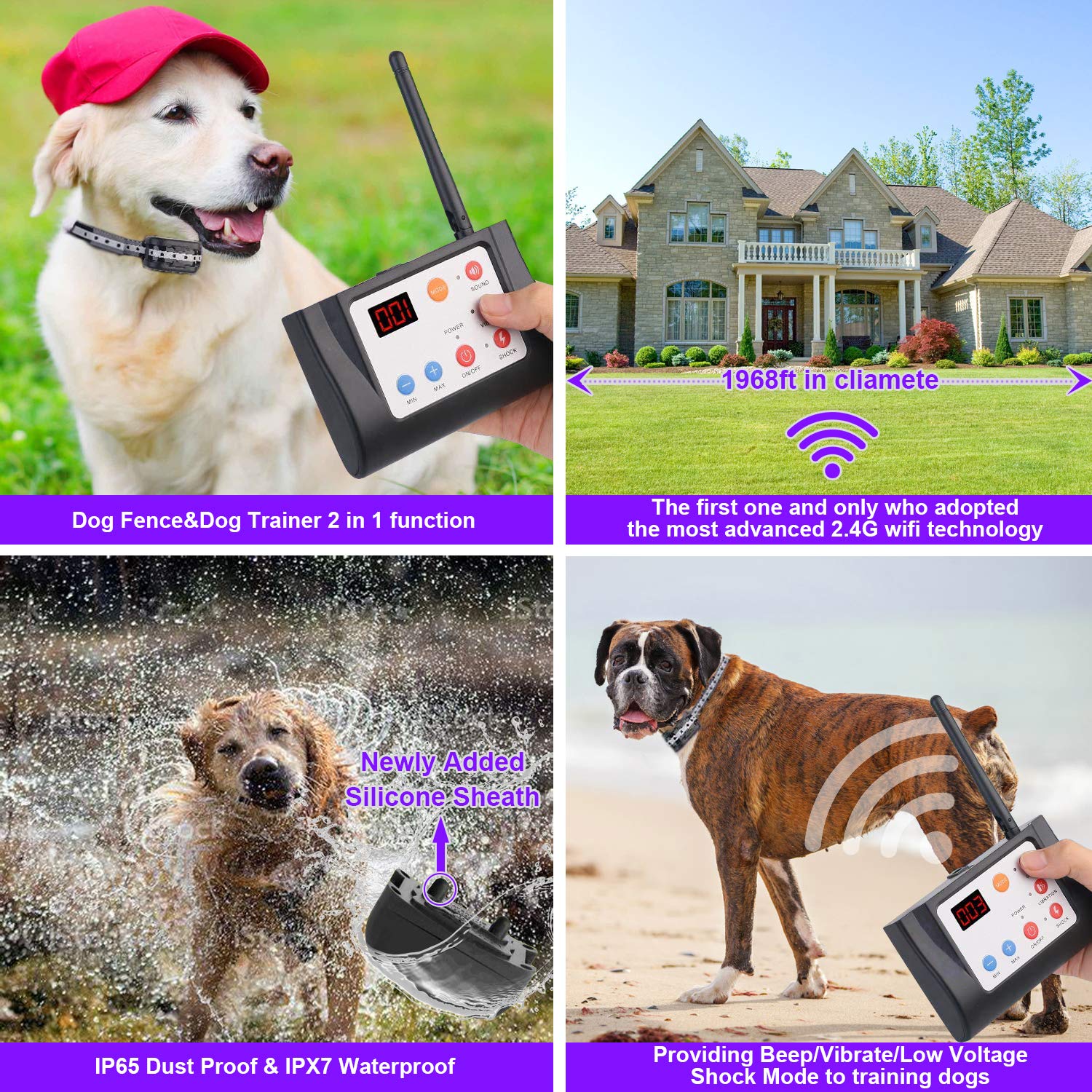 Sistema de Valla Electrónica Inalámbrica 2 en 1 con - Imagen 3