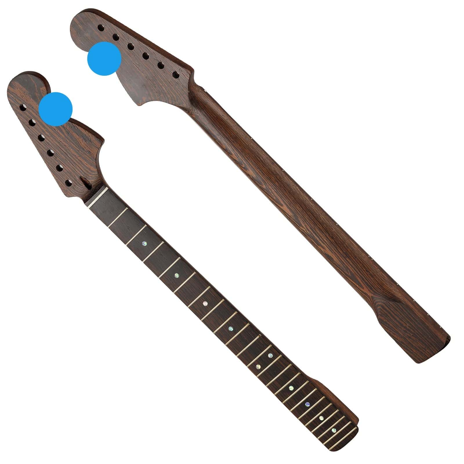 Diapasón de guitarra eléctrica de 22 trastes ST Wenge Big