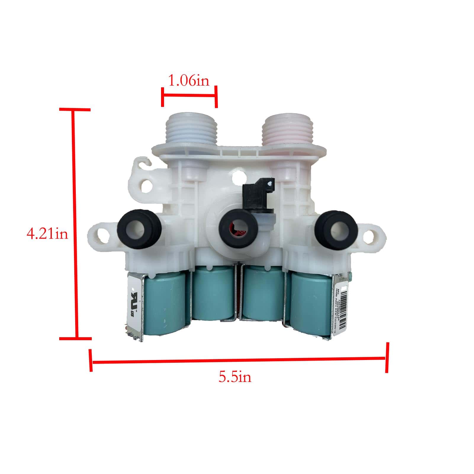 Válvula de entrada de agua para -Blanco - Imagen 3