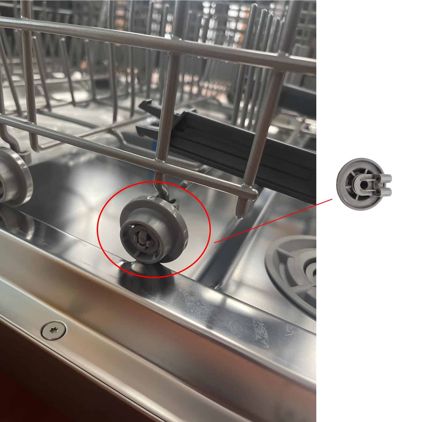 D.I.Accessa Rueda / Rodillo de Cesta Inferior para - Imagen 4