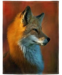 Manta Rstick Red Fox - Hermosa Manta de Felpa Suave de