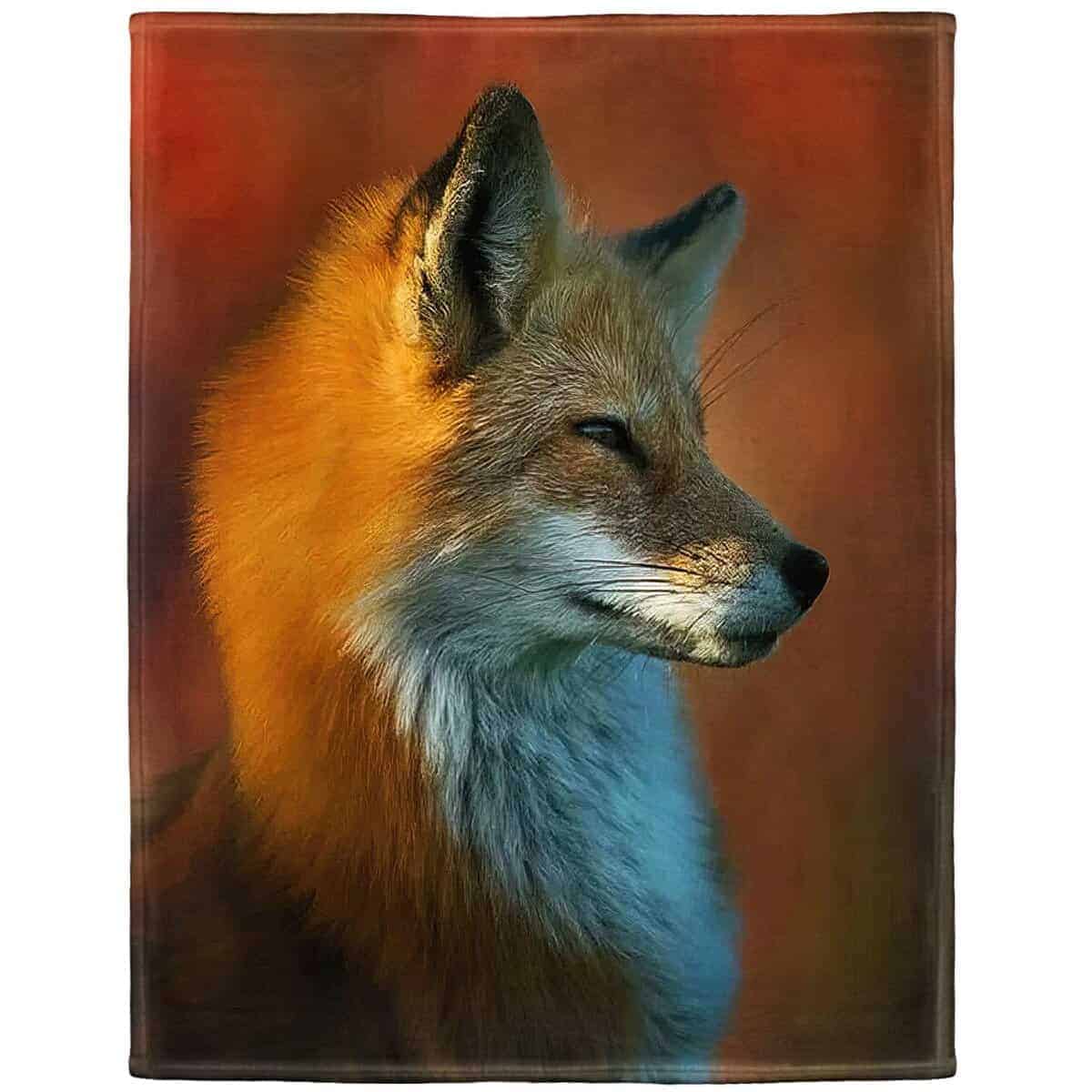 Manta Rstick Red Fox - Hermosa Manta de Felpa Suave de