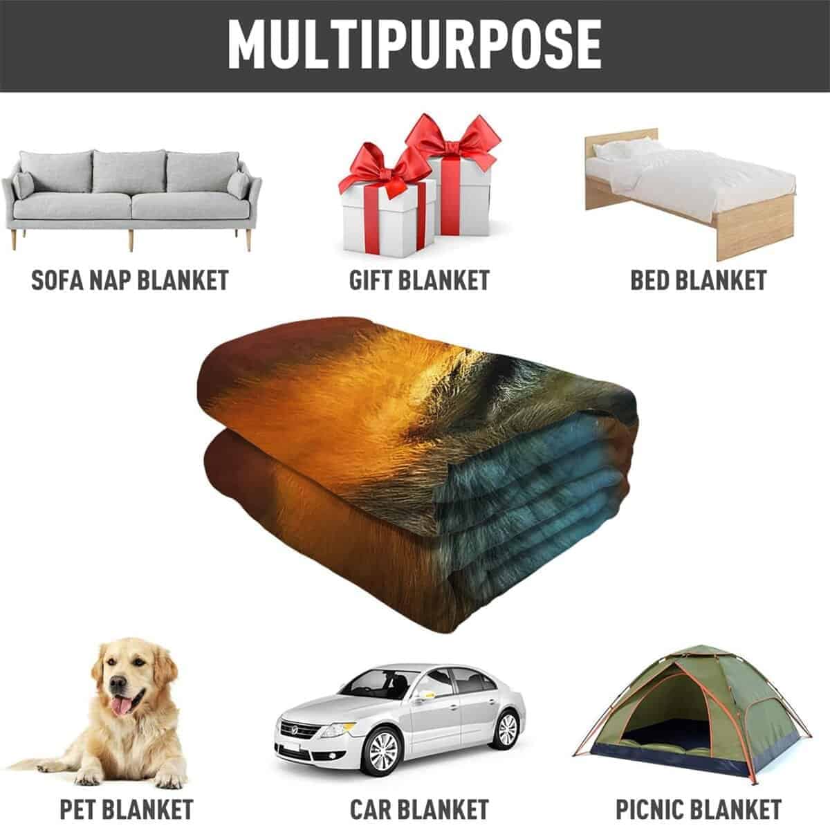 Manta Rstick Red Fox - Hermosa Manta de Felpa Suave de - Imagen 6