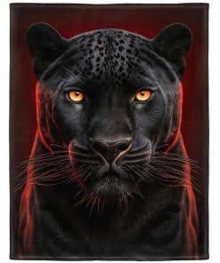 Manta Rstick Black Panther Animal Art Mantas de Franela