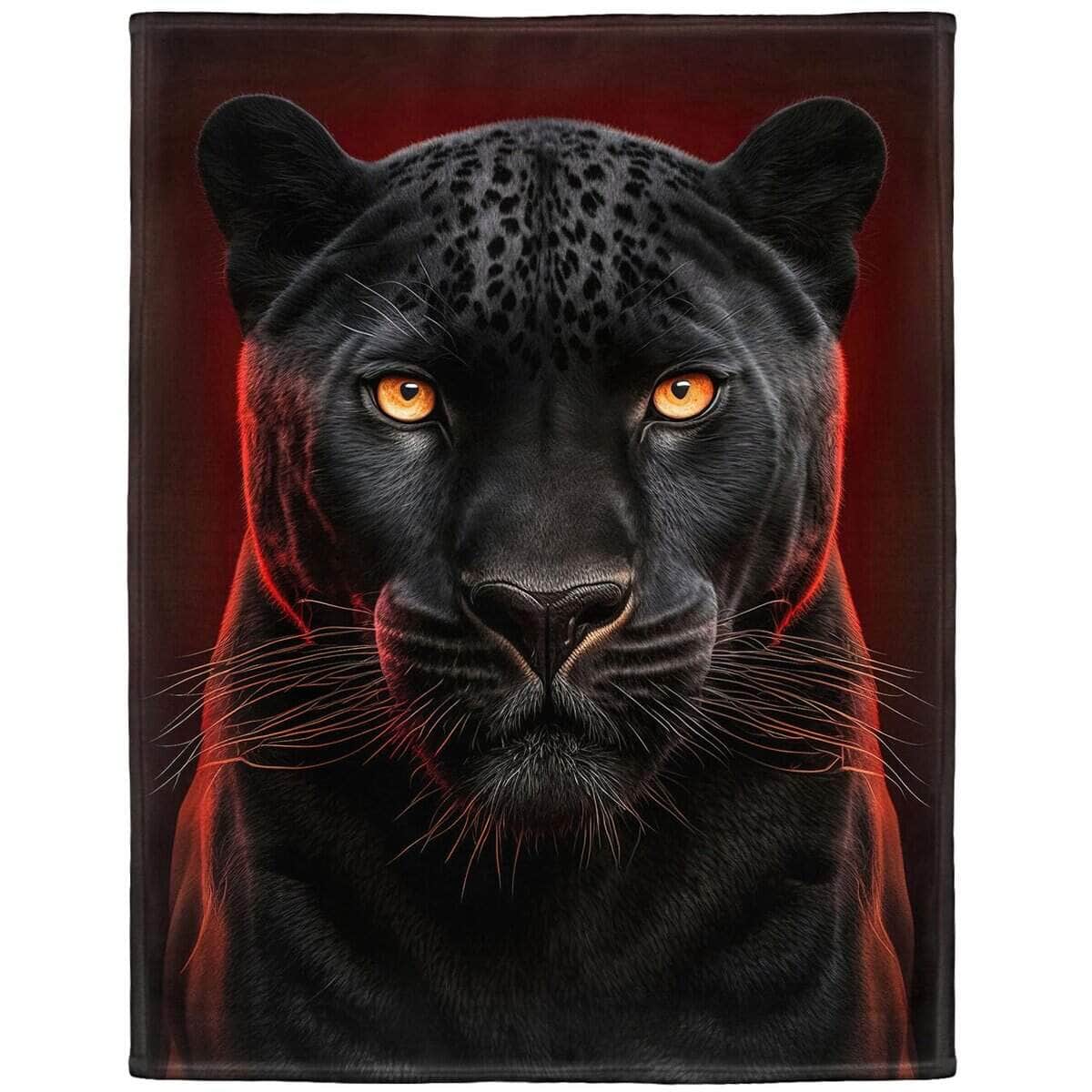 Manta Rstick Black Panther Animal Art Mantas de Franela