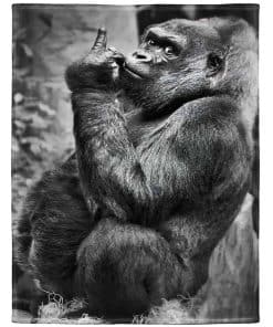 Manta Rstick Gorila Divertida Animal -Gorila