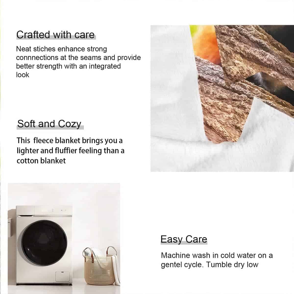 Manta Rstick Red Panda Blanket Cute Little Panda Fleece - Imagen 7