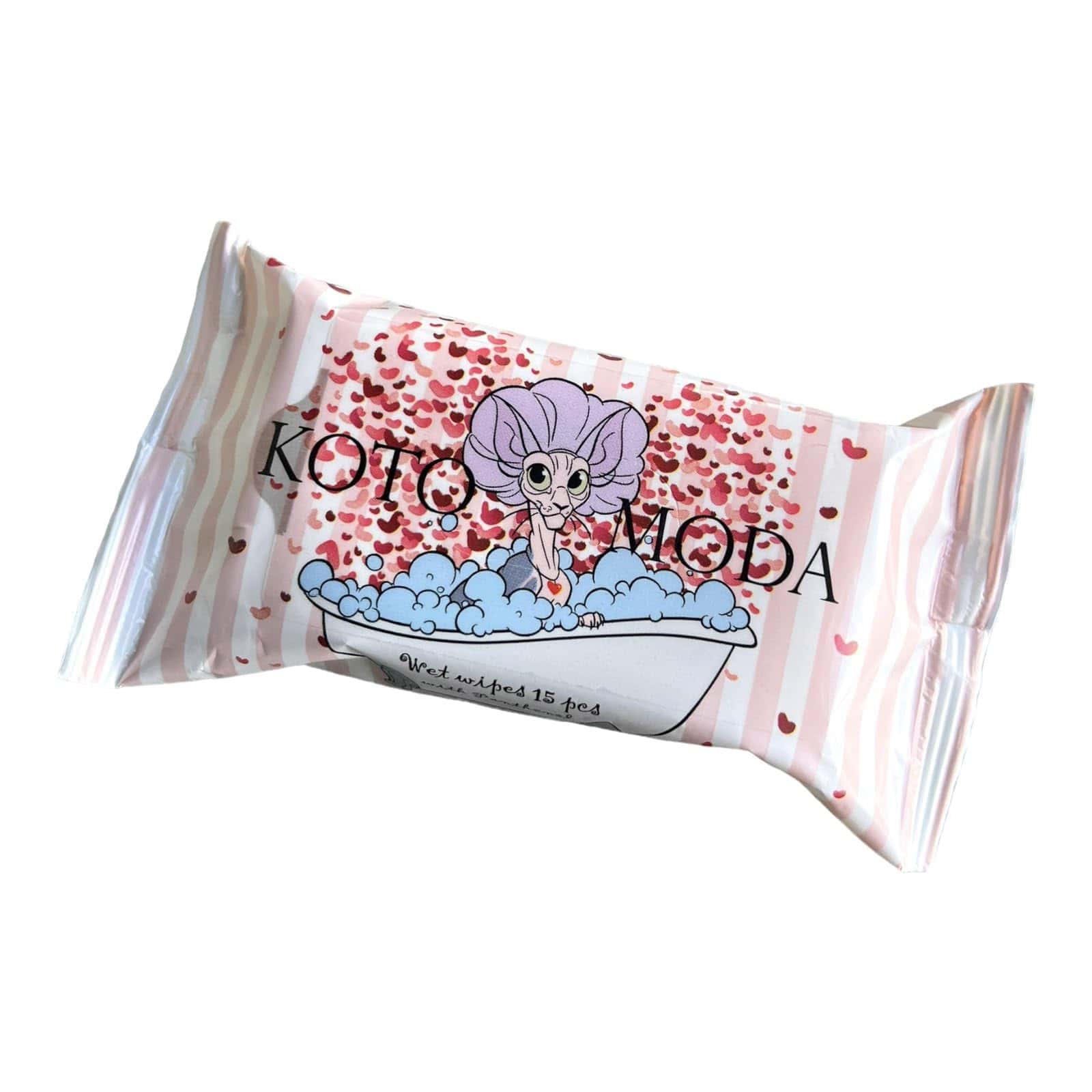 Toallitas Húmedas Kotomoda con Pantenol para Gato Sphynx