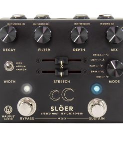 Walrus Audio SLOER Stereo Ambient Reverb, Negro,
