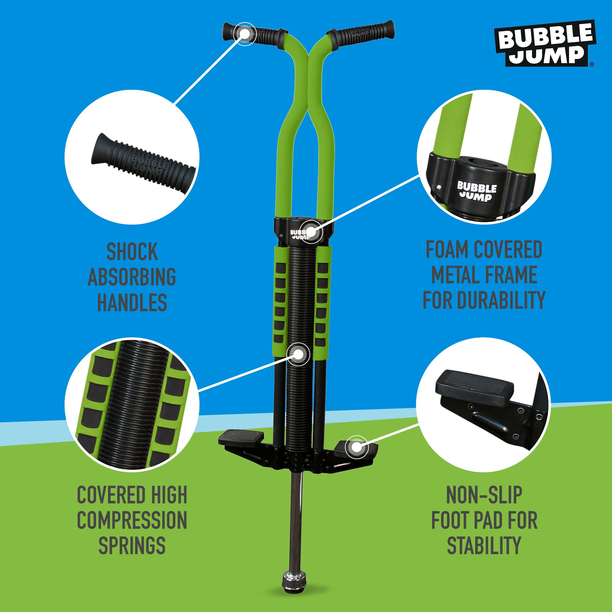 Pogo Stick BUBBLE JUMP para Niños de 10 años en adelante - Imagen 5