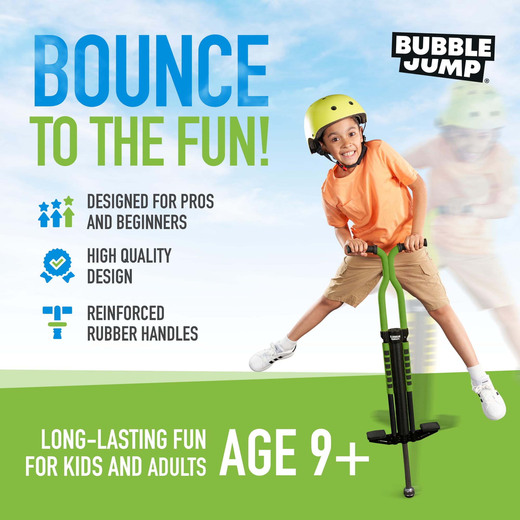 Pogo Stick BUBBLE JUMP para Niños de 10 años en adelante - Imagen 3