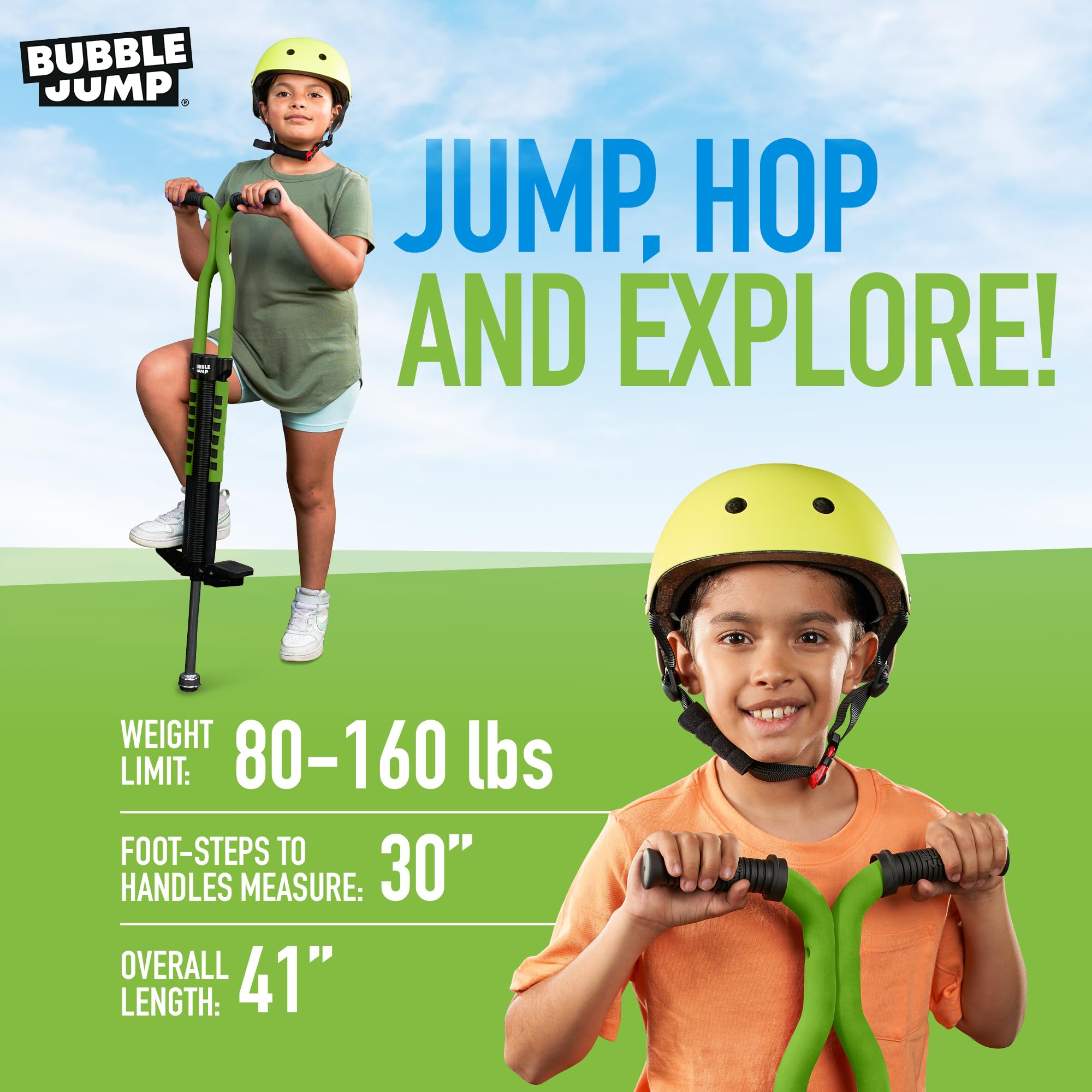 Pogo Stick BUBBLE JUMP para Niños de 10 años en adelante - Imagen 6