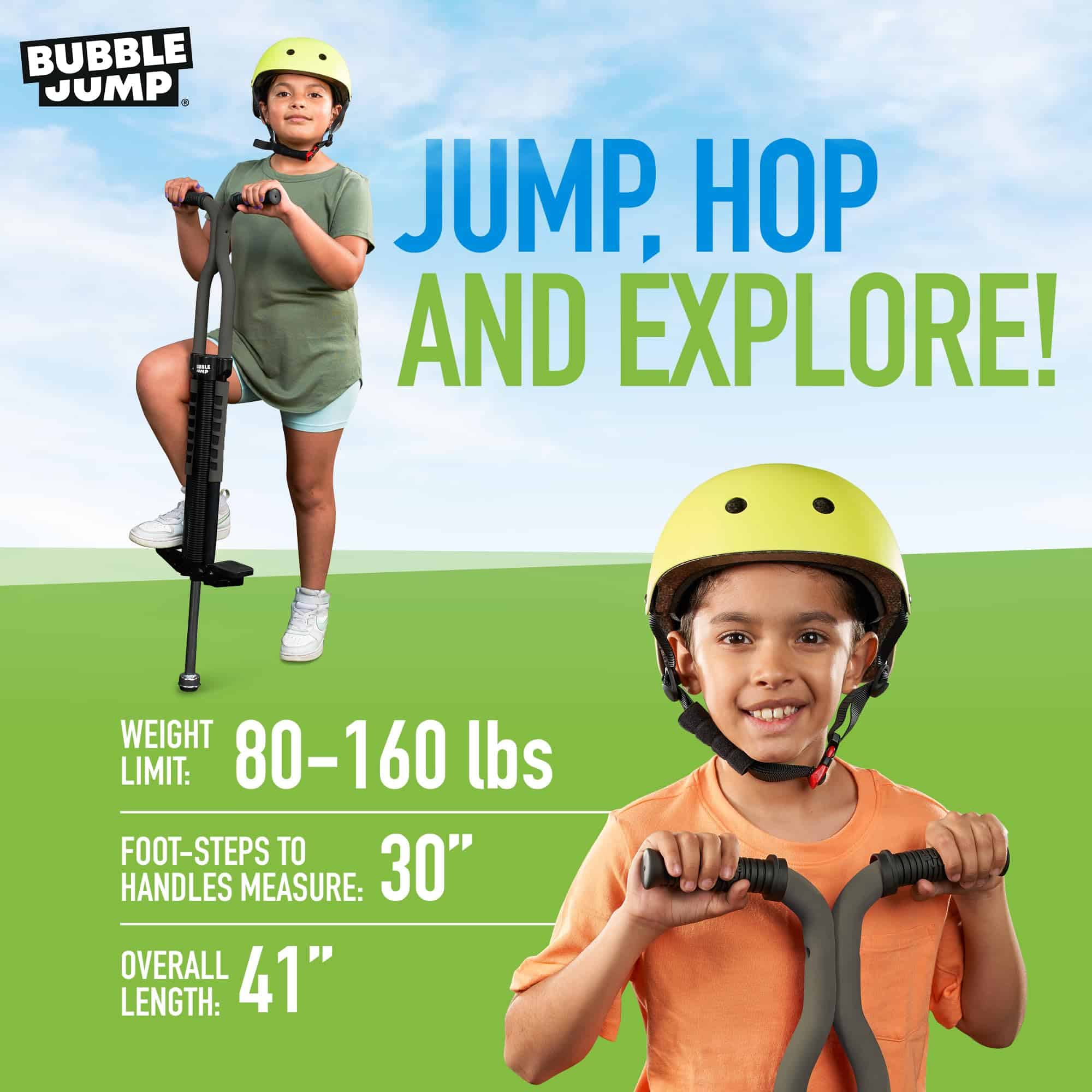 Pogo Stick BUBBLE JUMP para niños a partir de los 10 años y - Imagen 6