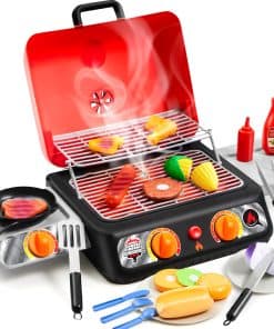 Set de Parrilla de Barbacoa para Niños, Juguete de Cocina