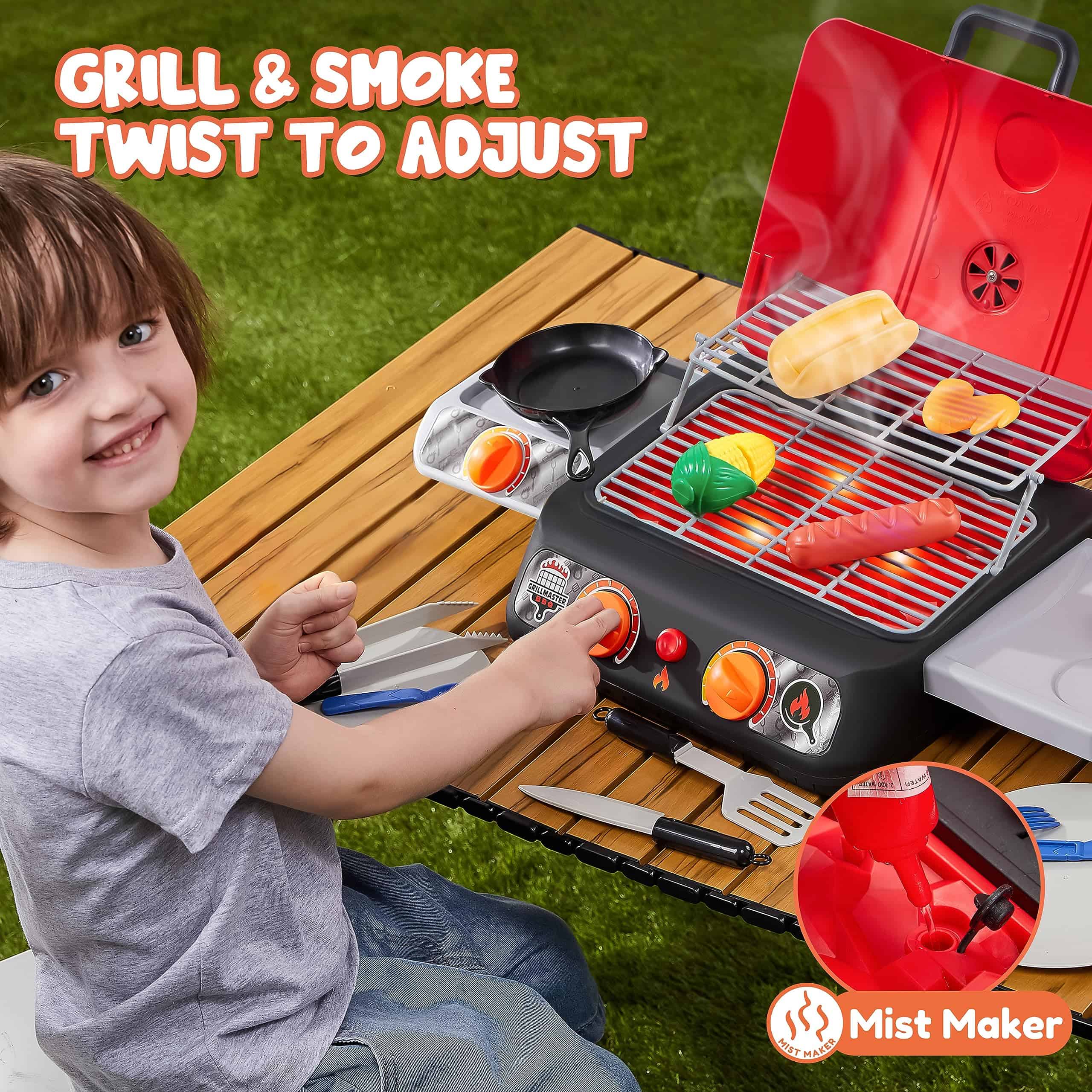 Set de Parrilla de Barbacoa para Niños, Juguete de Cocina - Imagen 3