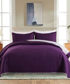 Juego de Edredón Reversible Queen MERRY HOME, 3 Piezas -