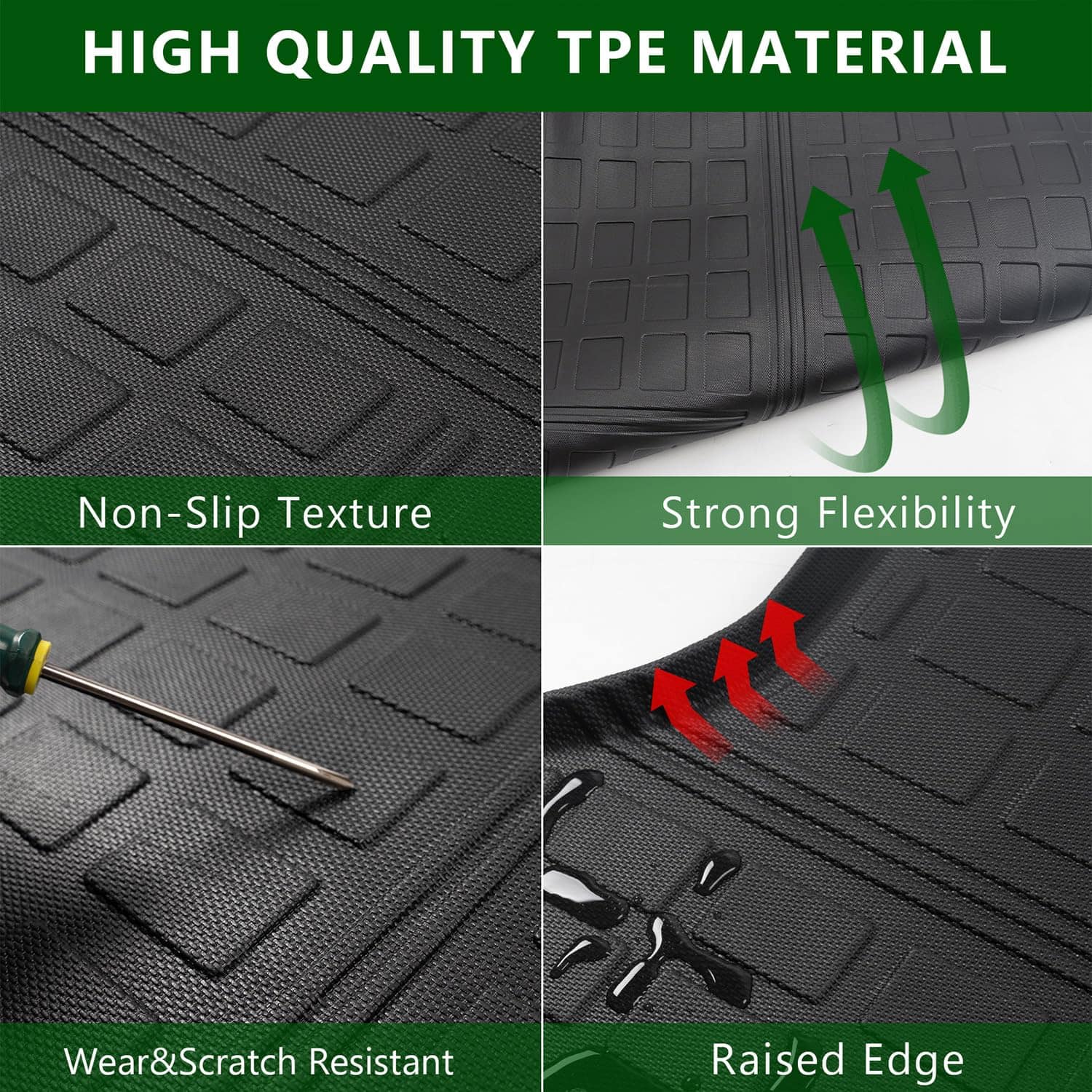 xipoqix Tapete Trasero Protector de Asiento Compatible con - Imagen 5