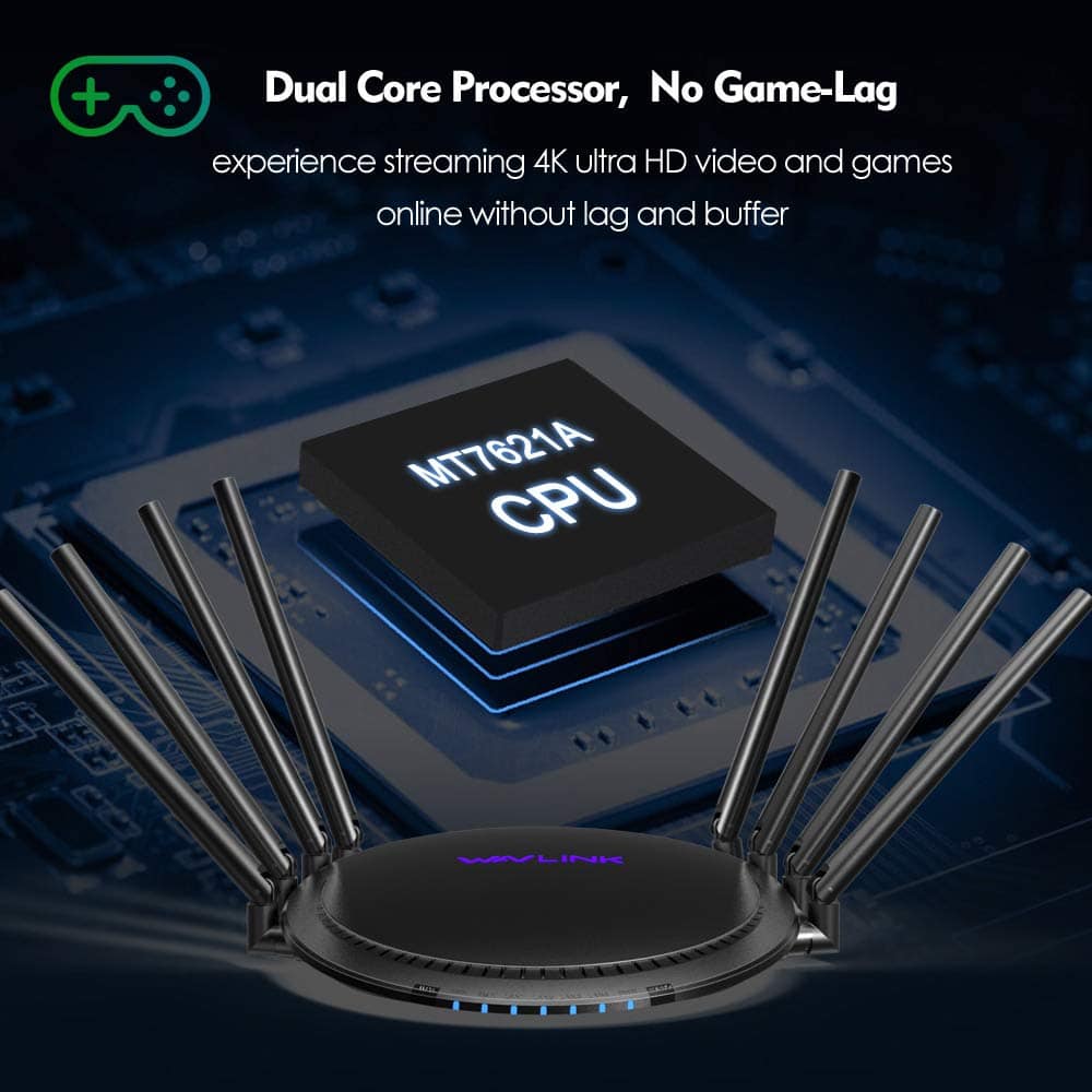 Router WiFi WAVLINK AC3000 Tri-Banda, Router Inalámbrico - Imagen 10